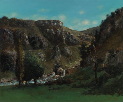 Valley of the Laloue near Mouthiers-Haute-Pierre by Gustave Courbet